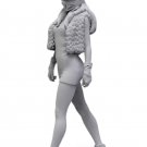 1/24 Resin Figure Model Kit Modern Sexy Girl Moto Driver Unpainted Unassambled