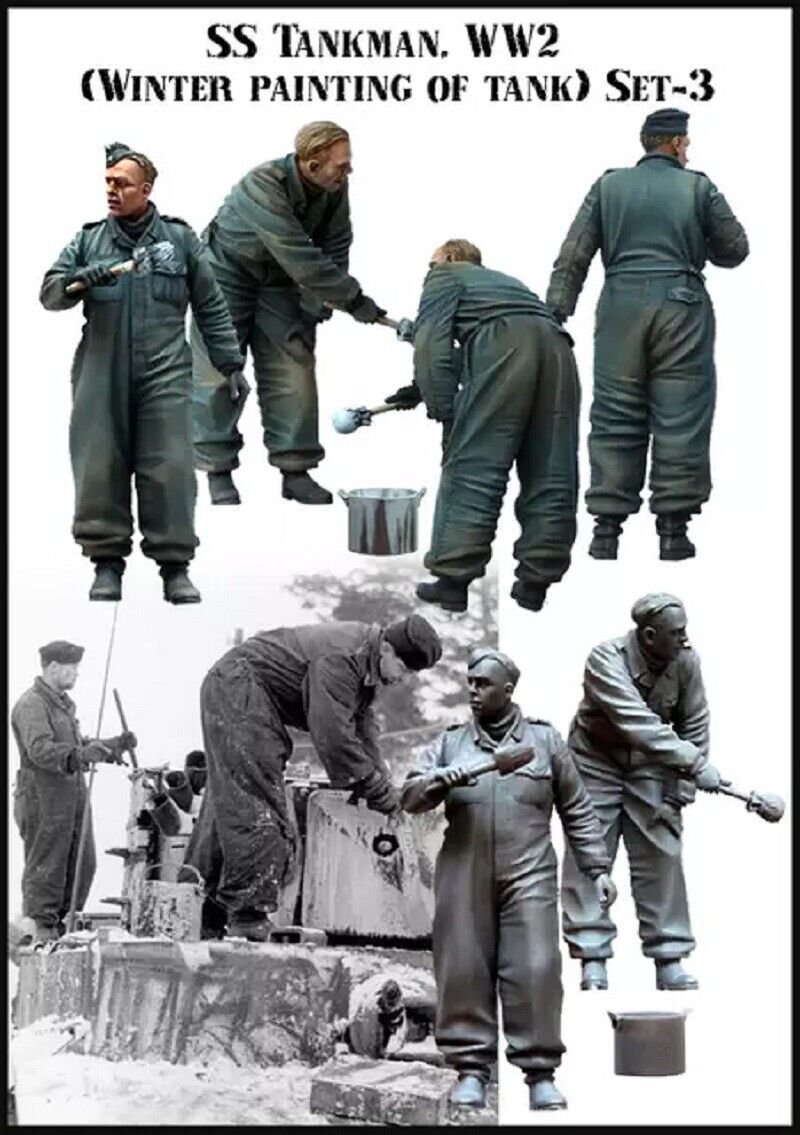 1/35 Resin Figure Model Kit German Soldiers Arbeit WWII WW2 Unpainted Unassamble