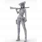 1/20 Resin Figure Model Kit Sexy Girl Female with a Rifle Unassambled Unpainted