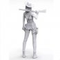 1/20 Resin Figure Model Kit Sexy Girl Female with a Rifle Unassambled Unpainted