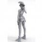 1/20 Resin Figure Model Kit Sexy Girl Female with a Rifle Unassambled Unpainted
