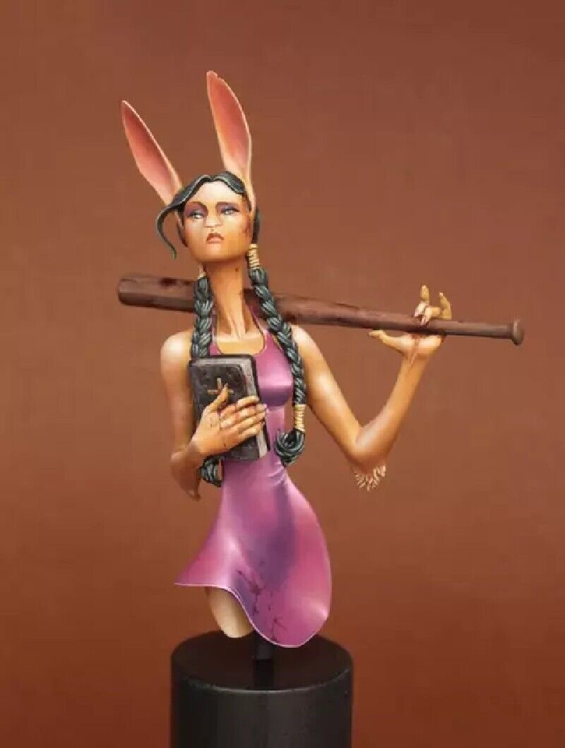 1/18 94mm Resin Figure Model BUST Kit Sexy Girl Bunny no Base Unpainted