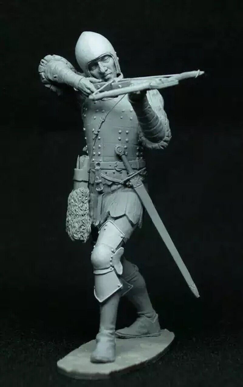 1/24 75mm Resin Figure Model Kit Crossbowman Warrior Unassambled Unpainted