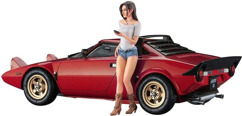 1/24 Resin Figure Model Kit Modern Sexy Girl Speed Racing (no car) Unpainted