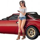 1/24 Resin Figure Model Kit Modern Sexy Girl Speed Racing (no car) Unpainted