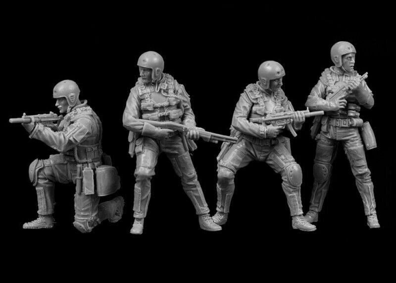 1/35 Resin Figure Model Kit Modern US Navy Seals Unpainted Unassembled