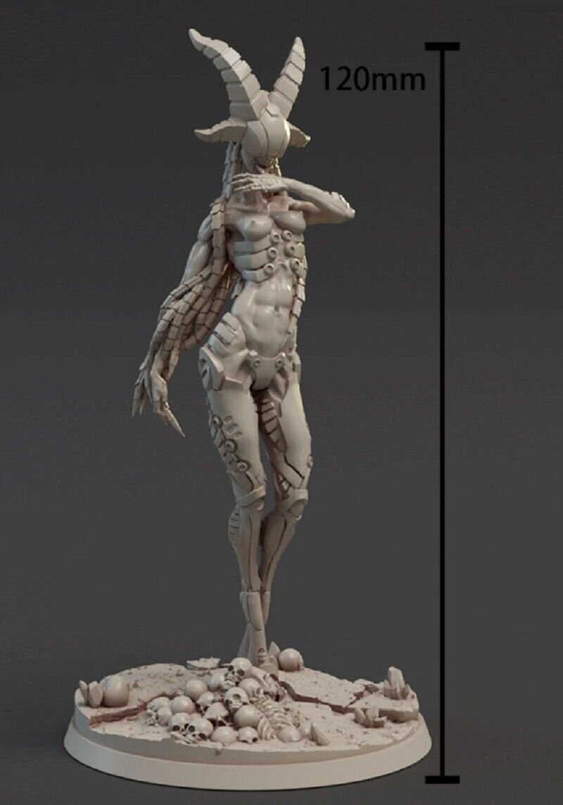 120mm Resin Figure Model Kit Girl Alien Unpainted Unassambled