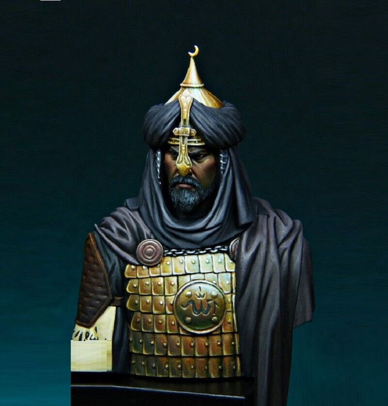 1/16 BUST Resin Figure Model Kit Warrior Saladin Unpainted Unassambled