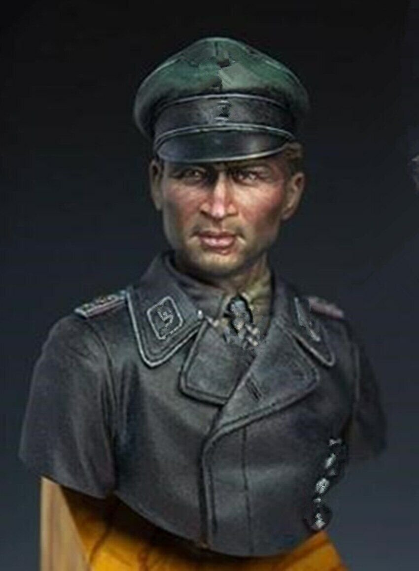 55mm BUST Resin Figure Model Kit German Officer (no base) WWII Unpainted