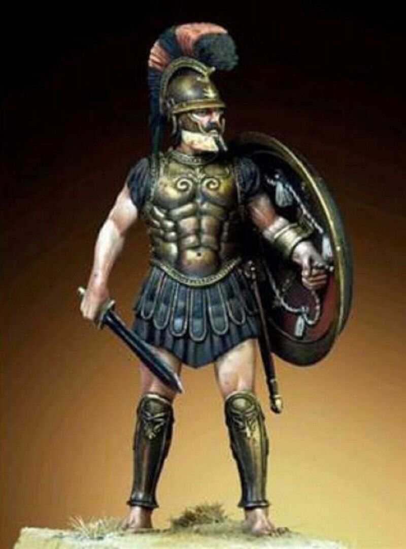 1/32 54mm Resin Figure Model Kit Warrior Greek hoplite Unpainted Unassambled