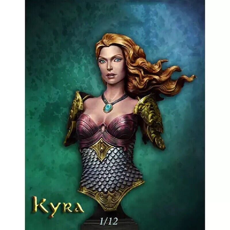 1/12 BUST Resin Figure Model kit Sexy Girl Female Warrior Unpainted Unassambled