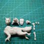 1/24 75mm Resin Figure Model Kit Girl Riding a Wolf WWII Unasembled Unpainted