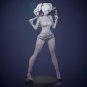 75mm Resin Figure Model Kit Sexy Girl Female Harley Quinn Unpainted Unassambled