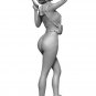 1/9 Resin Figure Model Kit Sexy Girl Female US Pilot Unpainted Unassambled
