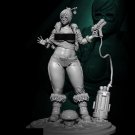 1/24 75mm Resin Figure Model Kit Sexy Girl Ghost Hunter Unpainted Unassambled
