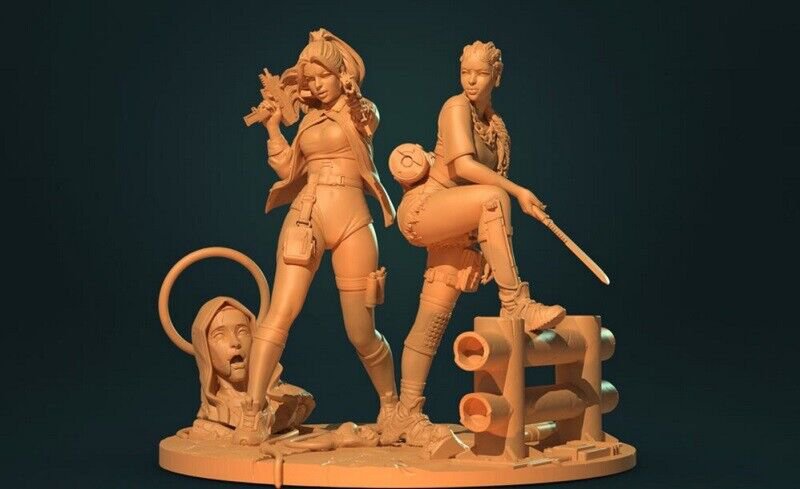 1/20 Resin Figure Model Kit Sexy Girls Tomb Raiders Unpainted Unassambled