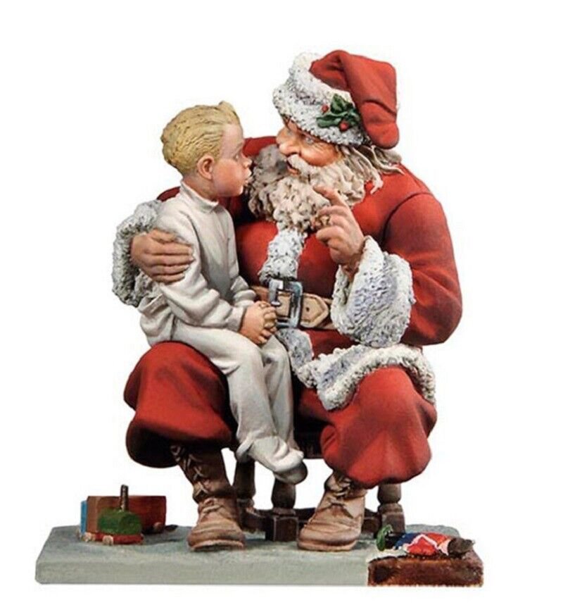 1/32 Resin Figure Model Kit Santa Giving Gifts Unpainted Unassambled