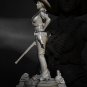 1/24 75mm Resin Figure Model Kit Sexy Girl Cowboy CyberPunk Fantasy Unpainted