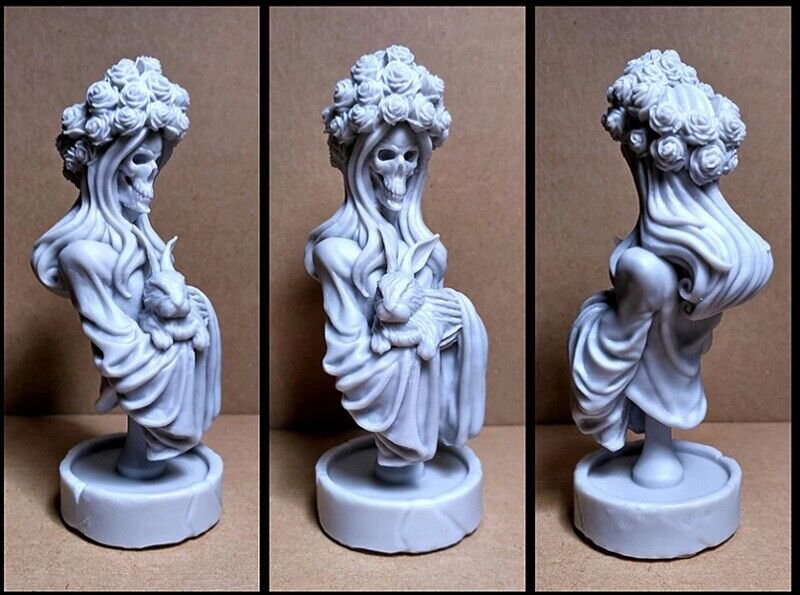 1/10 BUST Resin Figure Model Kit Day of the Dead Unpainted Unassambled