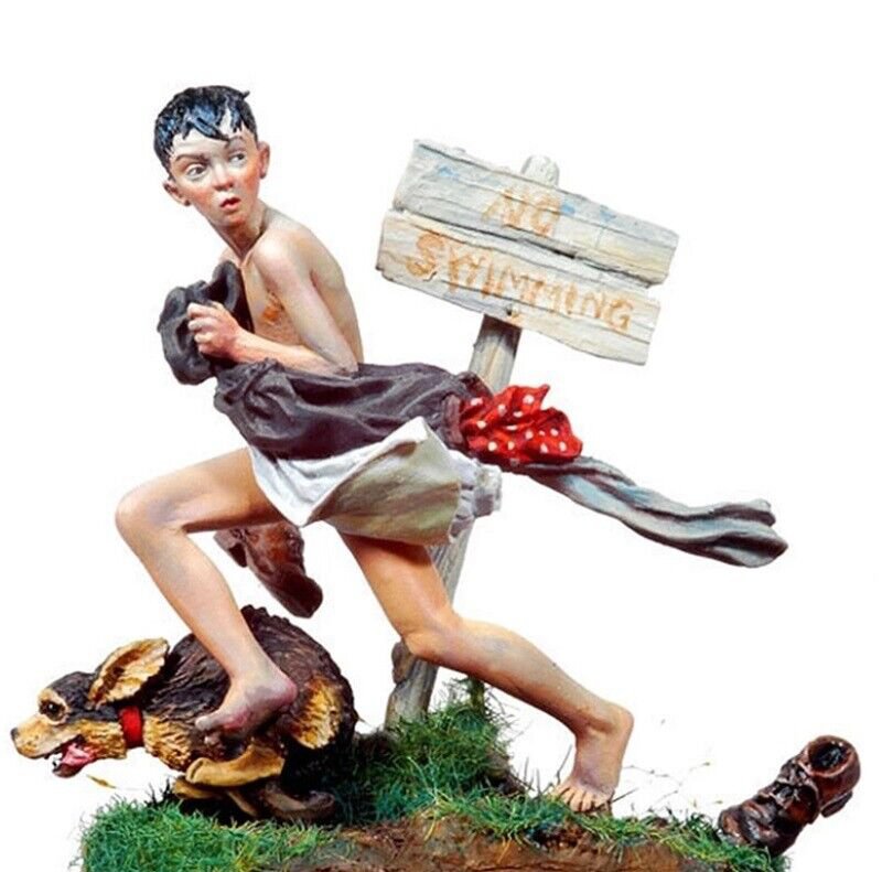 1/32 Resin Figure Model Kit No Swimming Unpainted Unassambled