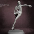 75mm Resin Figure Model Kit Modern Sexy Girl Female Unpainted Unassambled