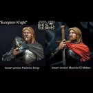 1/10 BUST Resin Figure Model Kit European Knight Warrior Unpainted Unassambled