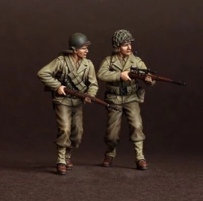 1/35 Resin Figure Model Kit US Marines Soldiers WWII Unpainted Unassembled