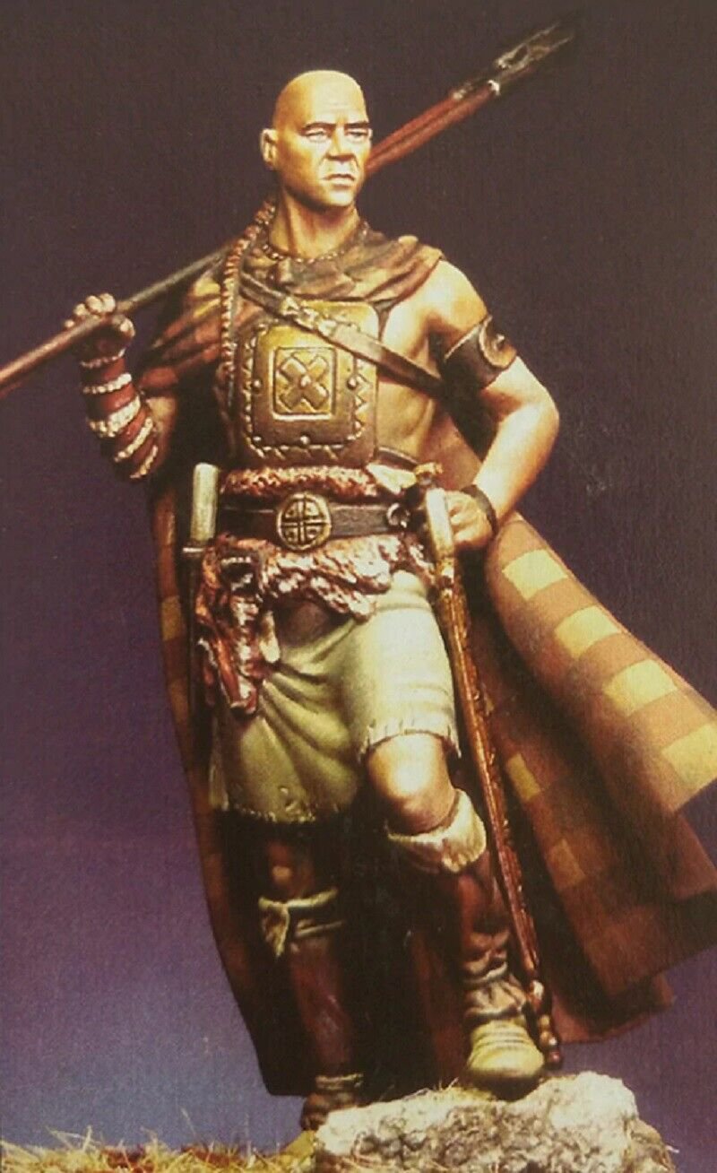 1/32 Resin Figure Model Kit African Warrior (no base) Unpainted Unassambled