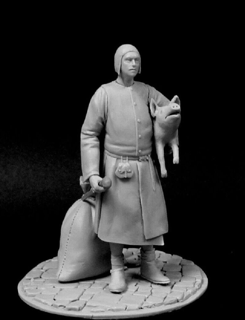 1/32 Resin Figure Model Kit Medieval Citizen Unpainted Unassambled