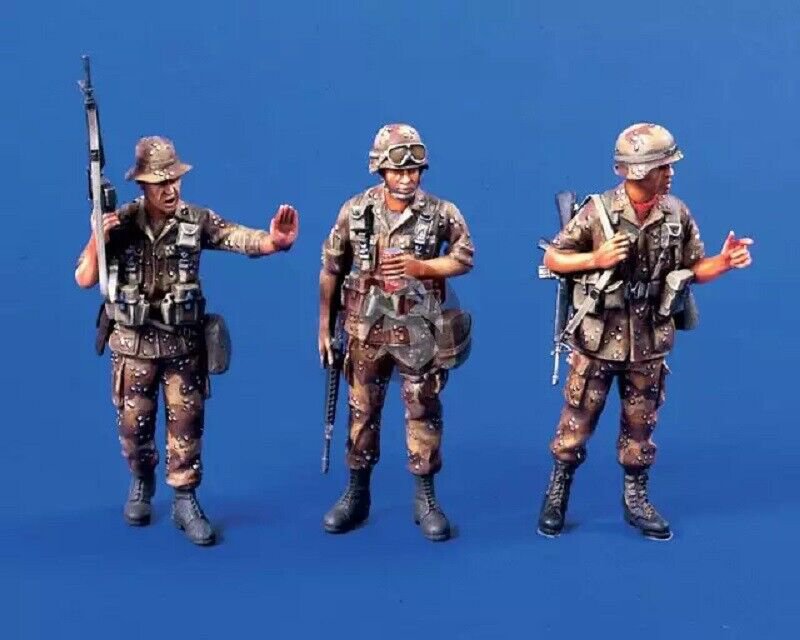 1/35 Resin Figure Model Kit US Sodiers War for Kuwait Unpainted Unassambled