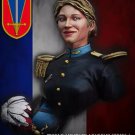 1/12 BUST Resin Figure Model Kit Sexy Girl French Soldier Unpainted Unassambled