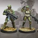 28mm 4pcs Resin Figure Model Kit American Destroyer Team Unpainted Unassambled