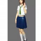 1/16 123mm Resin Figure Model Kit Japan Modern Girl School Uniform Unpainted