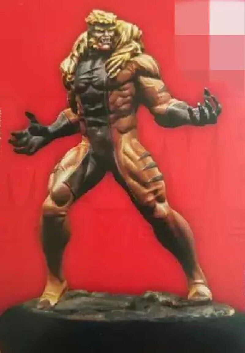35mm Resin Figure Model Kit Sabretooth SuperHero Unpainted Unassambled