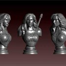 1/10 BUST Resin Figure Model Kut Sexy Girl SuperHero Wonder Woman Unpainted