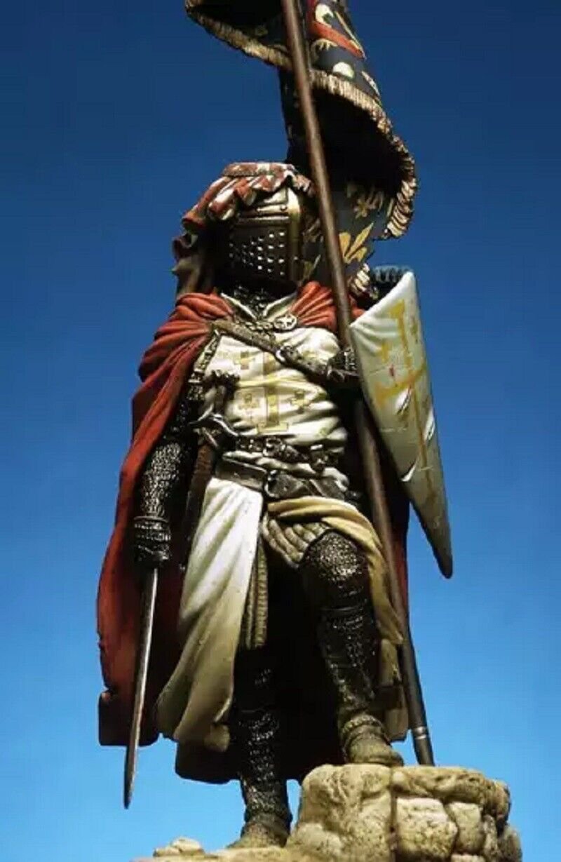 1/24 75mm Ressin Figure Model Kit King of England Knight Unpainted Unassambled