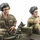 1/35 Resin Figure Model Kit British Soldier Tank Crew Korean War Unpainted