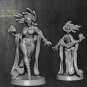 45mm Resin Figure model Kit Sexy Girl Female Medusa Unpainted Unassambled