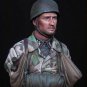 1/10 BUST Resin Figure Model Kit German Soldier Waffen-SS Unpainted Unassambled