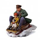 1/32 Resin Figure Model Kit Sleigh Ride Christmas Unpainted Unassambled