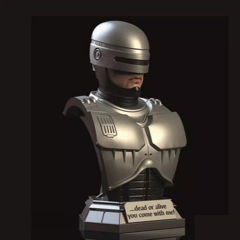 1/10 BUST Resine Figure Model Kit Robot Police Unpainted Unassambled