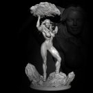 75mm Resin Figure Model Kit Sexy Girl Female SuperHero GreatWoman Unpainted