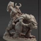 32mm total 70mm Resin Figure Model Kit Warrior Iron Dwarf Unpainted Unassambled