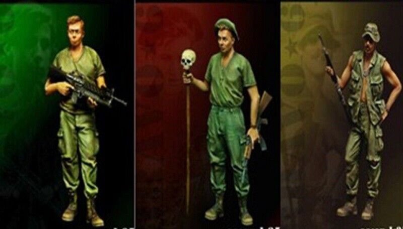 1/35 Resin Figure Model Kit US Marines Vietnam War Unpainted Unassambled