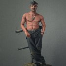 1/16 Resin Model Kit German Soldier Tank Crew Tanker WWII Unpainted X0178