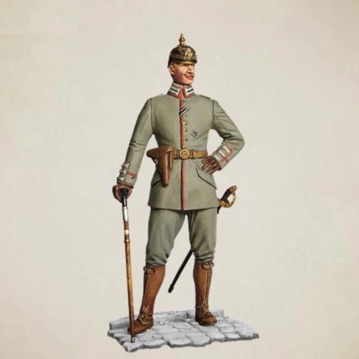 1/16 Resin Figure Model Kit Prussian Officer WWI Unpainted Unassambled