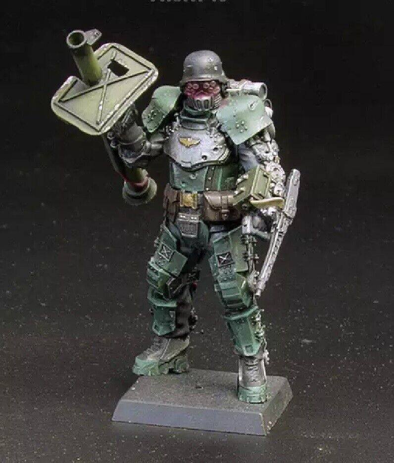 1/35 Resin Model Kit German Soldier Destroyer Wolfenstein Steampunk Unpainted