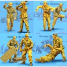 1/35 8pcs Resin Resin Model Kit German Soldiers Tank Crew WW2 Unpainted
