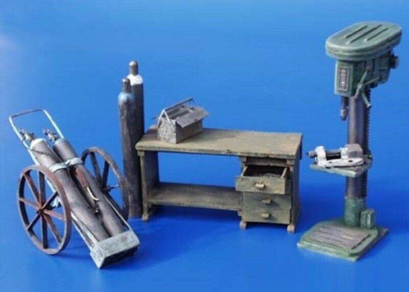 1/35 Resin Model Kit German Machine Tool Equipment WW2 Unpainted