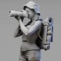 1/32 - 1/24 Resin Model Kit Modern Asian Beautiful Girl Nature Photographer Unpa